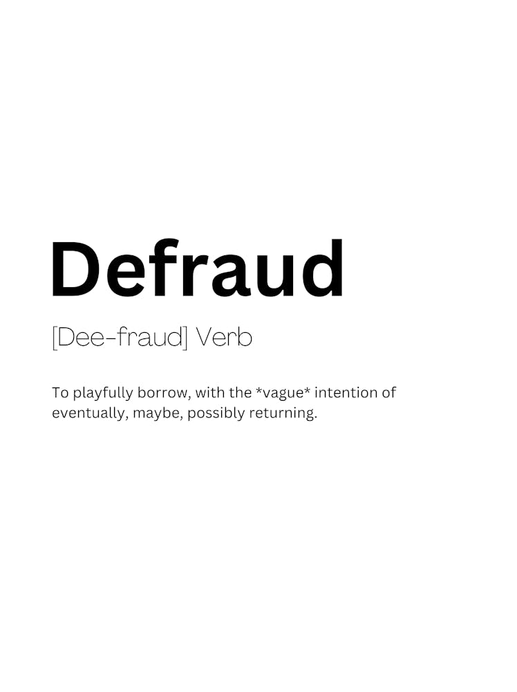Defraud Definition Meaning 1