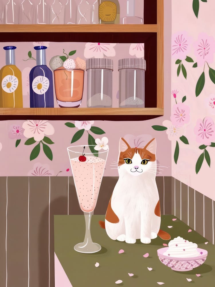 Cat And Ice Cream 4