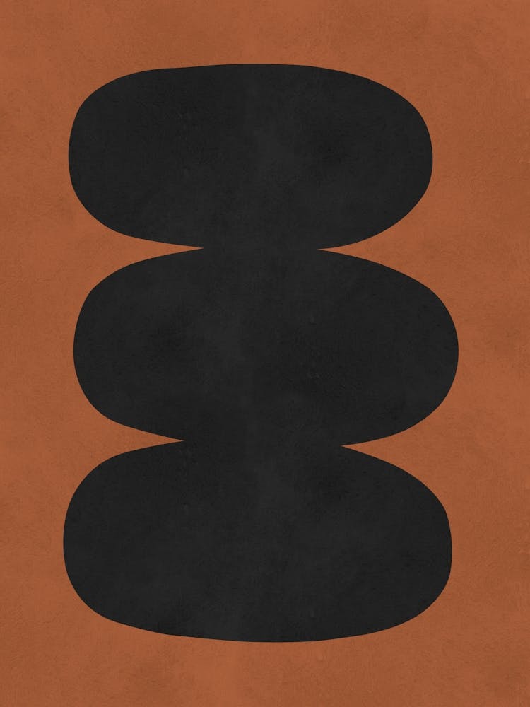 Brown geometric art 4