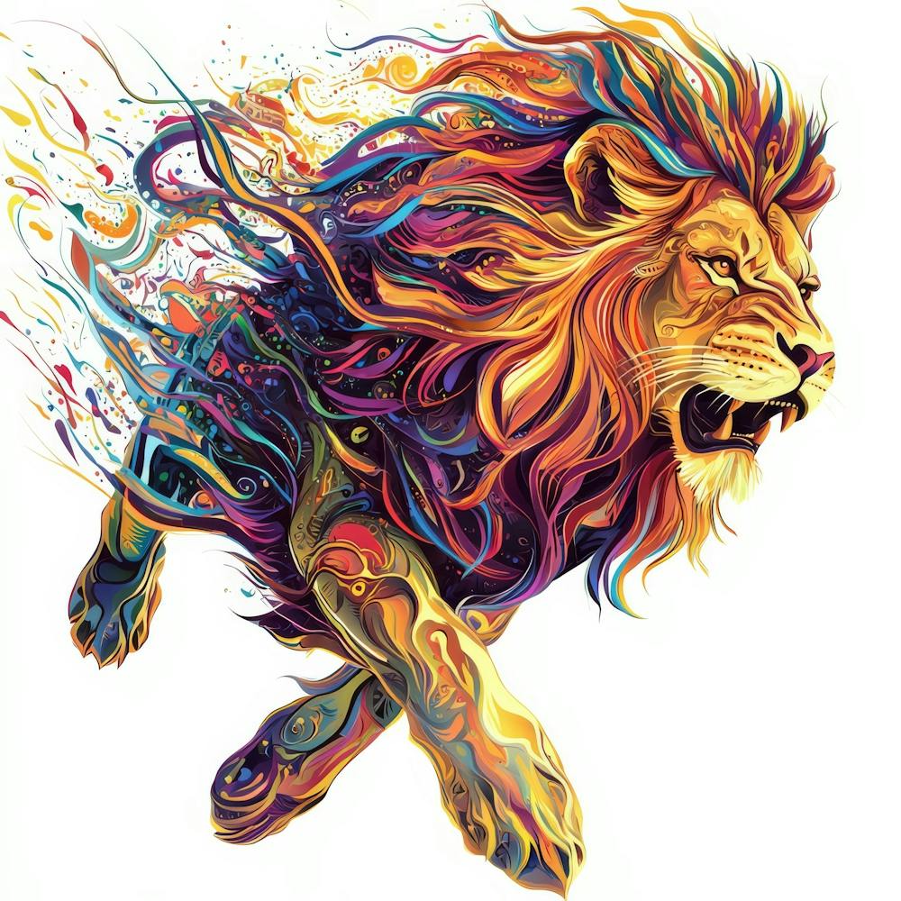 Lion Painting 1
