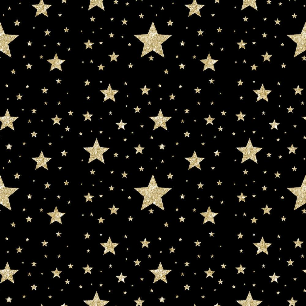Gold Stars Pattern