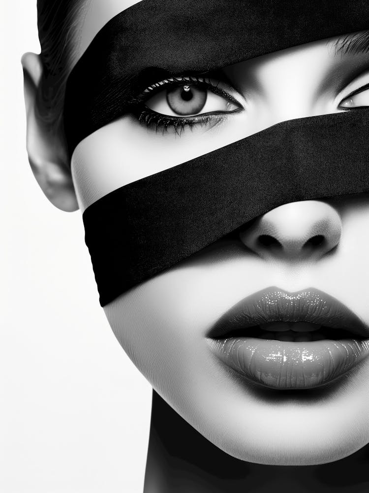 Black And White Portrait