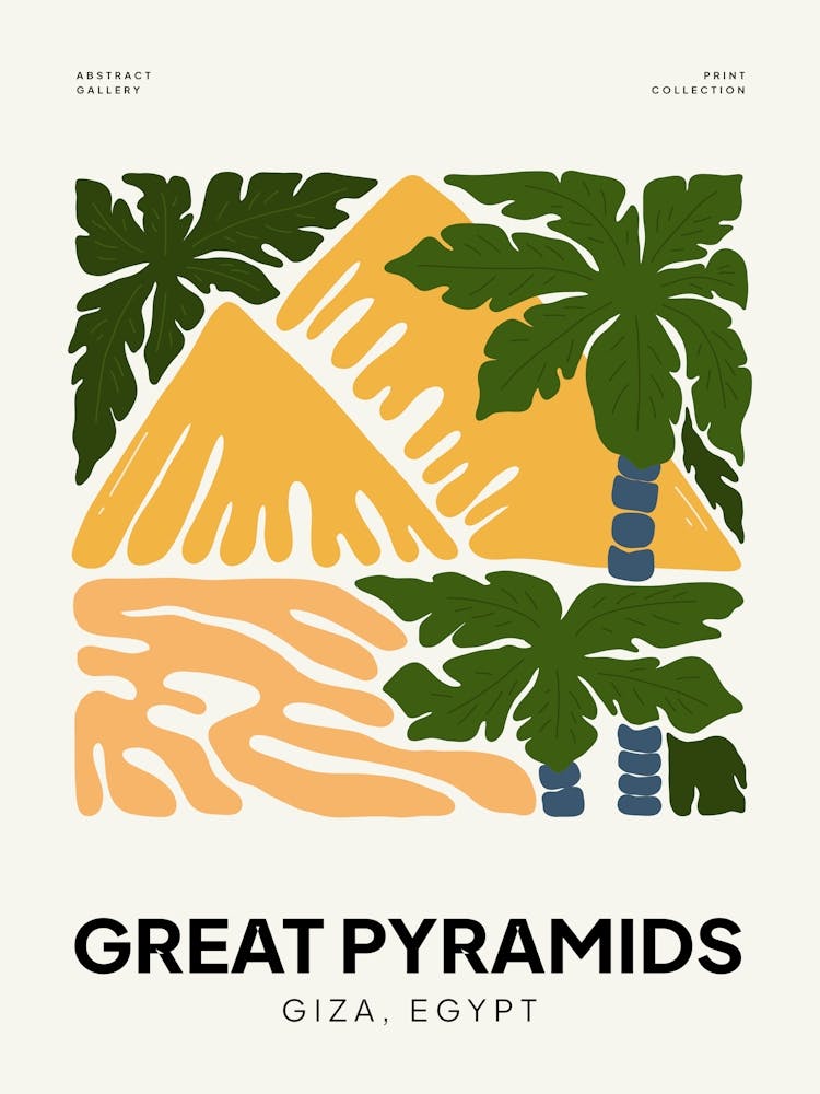 Travel Great Pyramids Gize Egypt Abstract Gallery