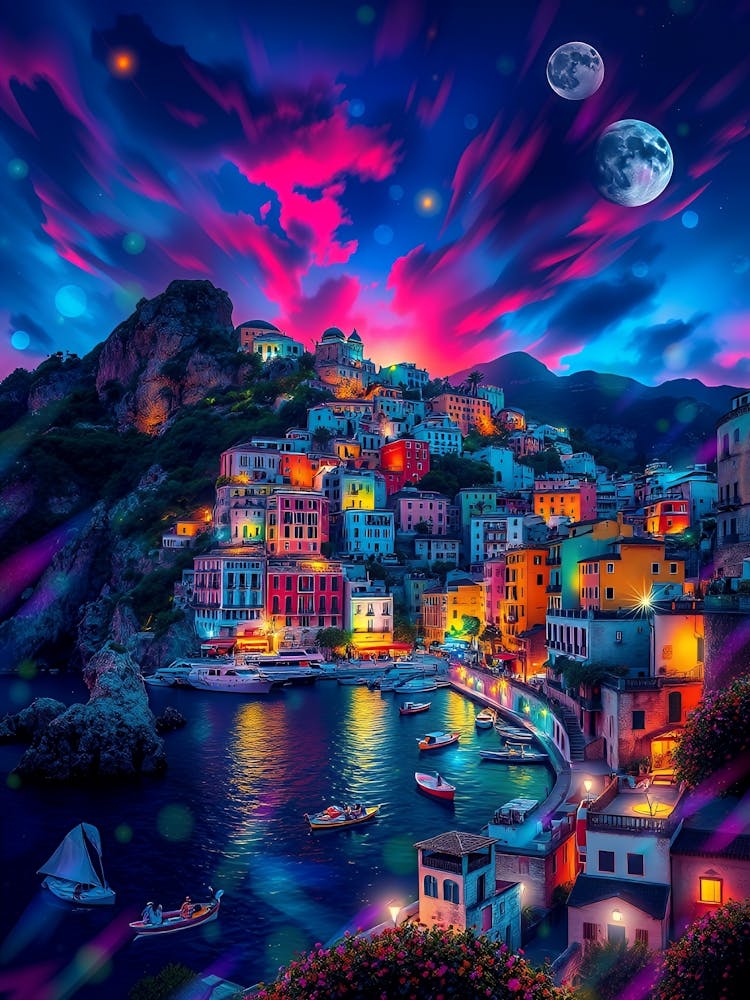 Night On The Cinque Terre
