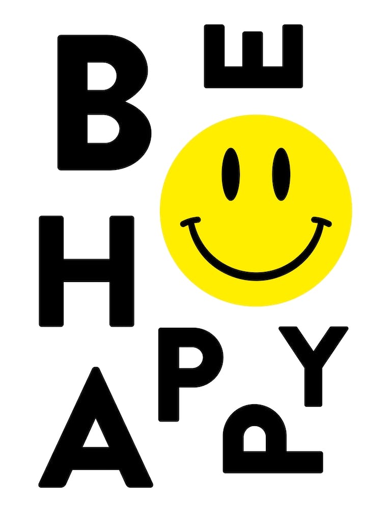 Be Happy with Smiley Face