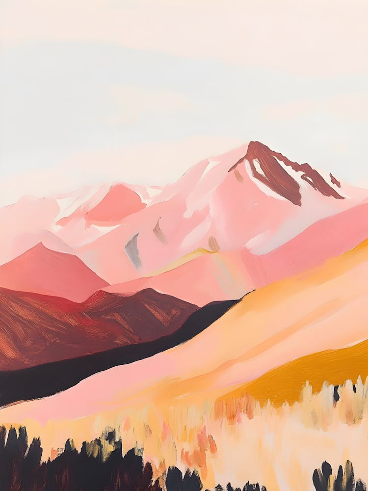Chaîne de Montagnes Rose