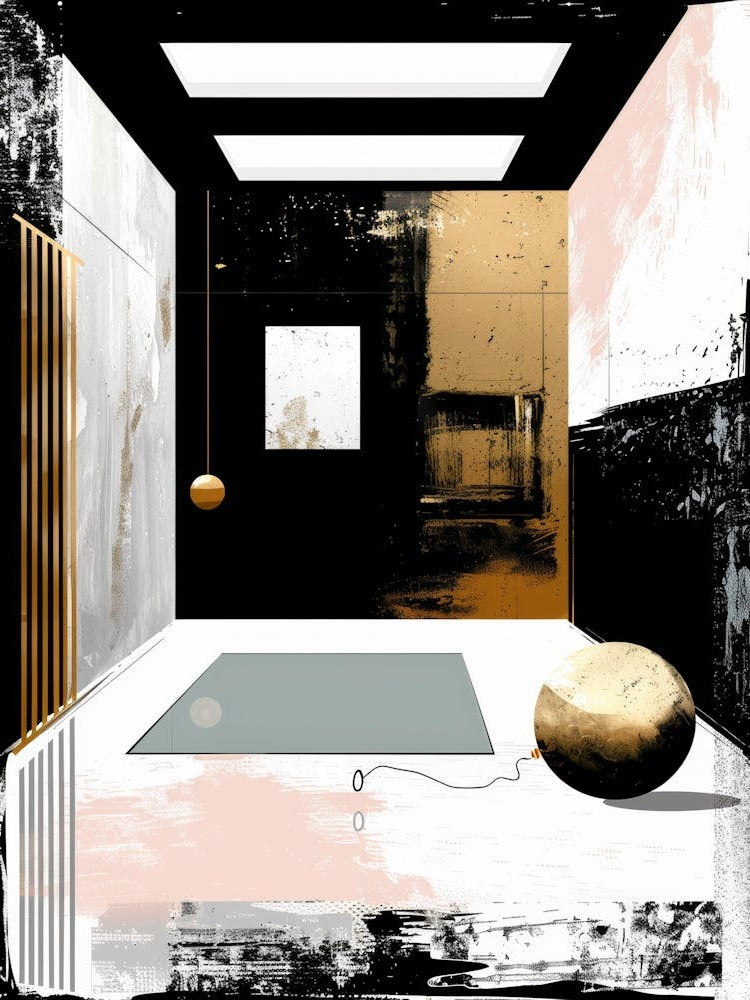 Abstract Room Canvas Print