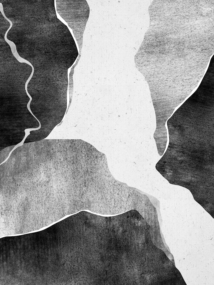 Black And White Ink On Paper