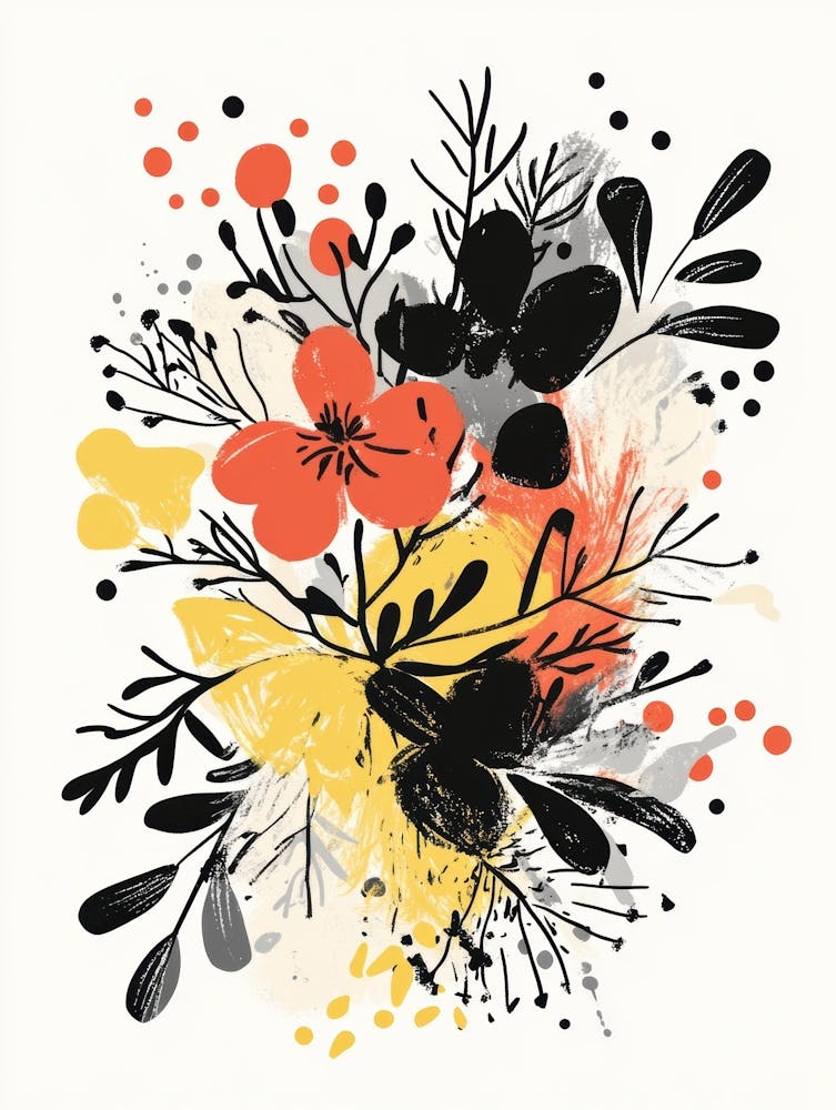 Abstract Floral Painting 40