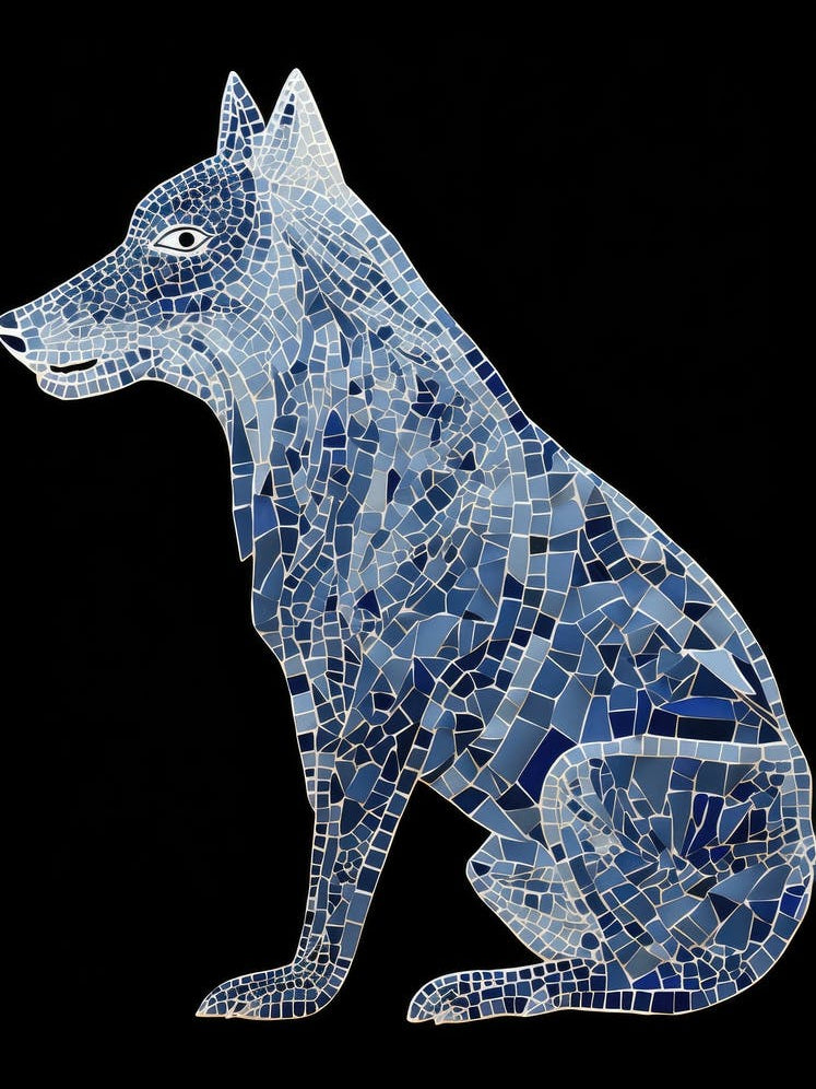 Mosaic Wolf