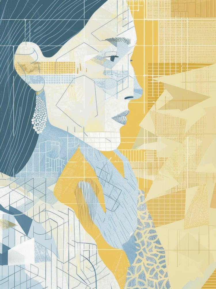 Abstract Portrait Of A Woman 48