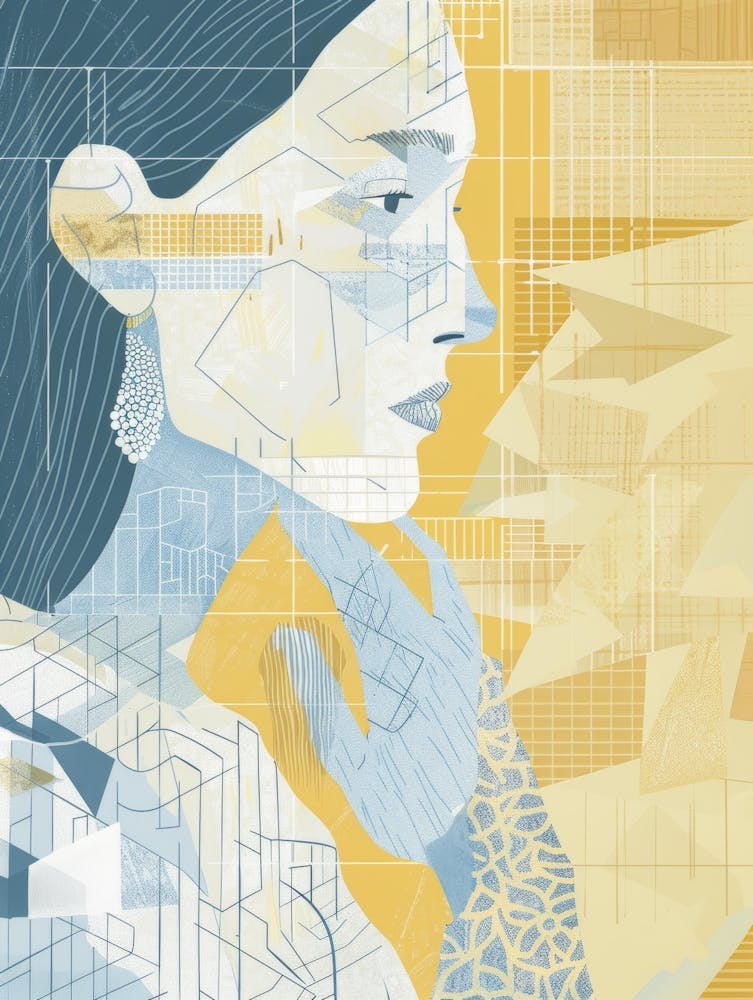 Abstract Portrait Of A Woman 48