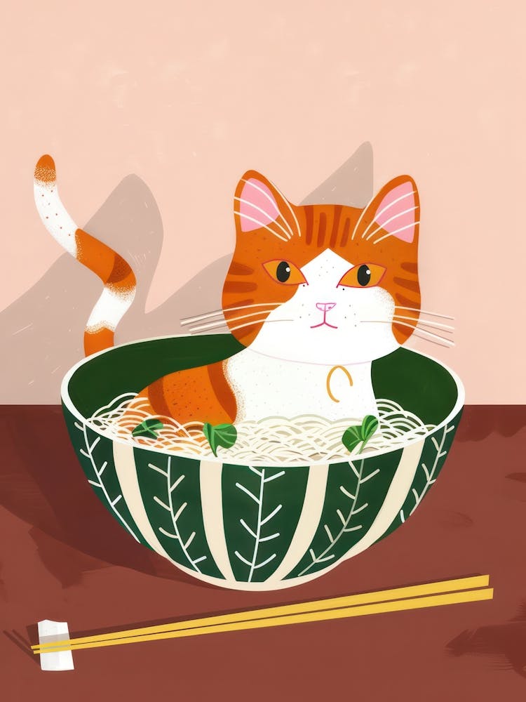 Cat And Ramen 2