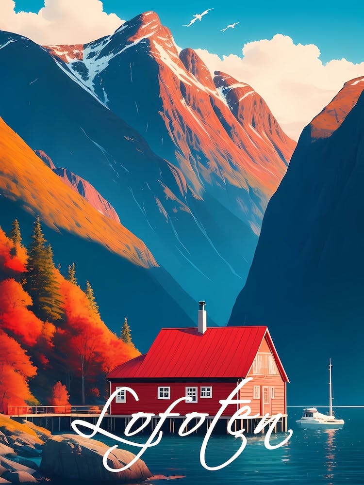 Lofoten Norway Fjord