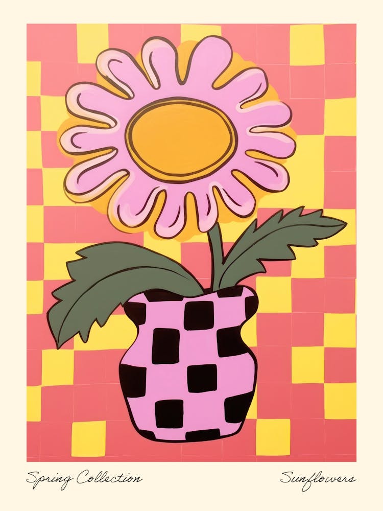 Spring Collection Sunflowers Flower Vase 2