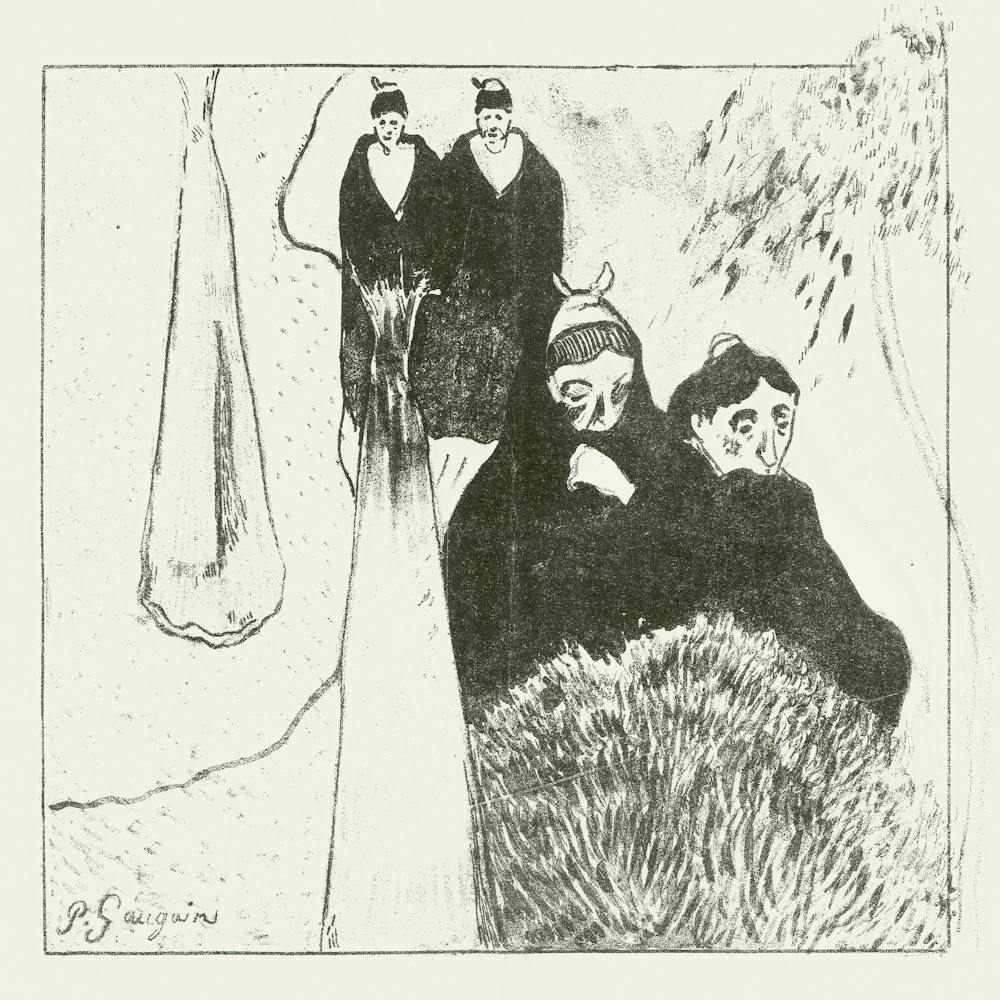 Unmarried Old Women In Arles (1900 1939), Paul Gauguin