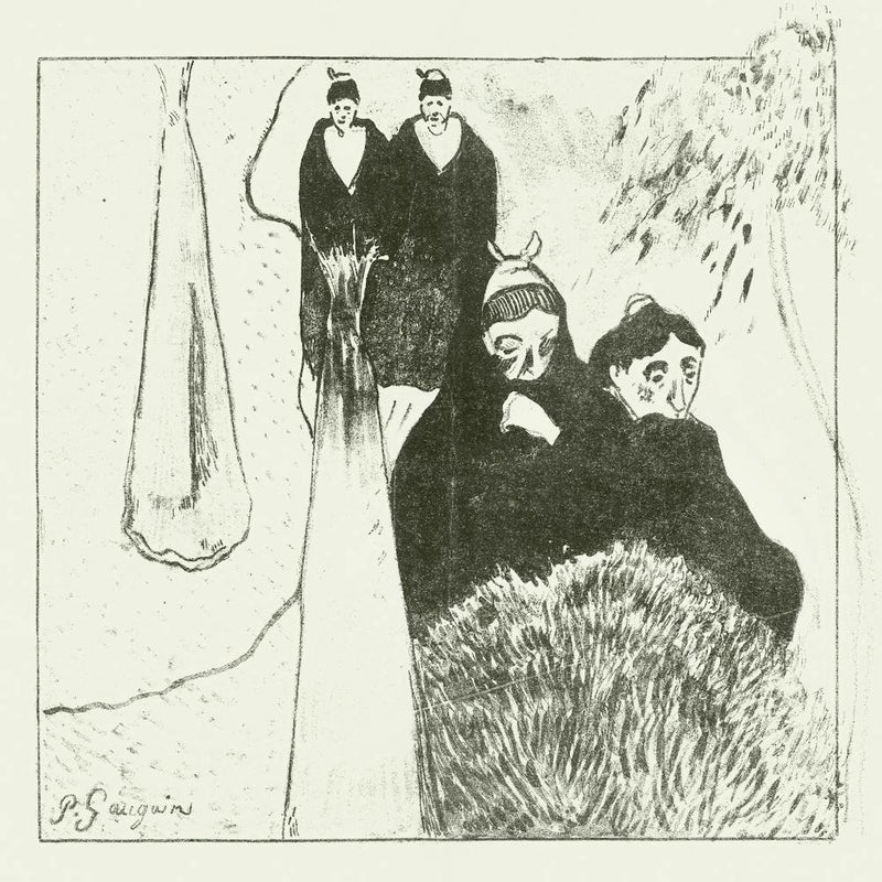 Unmarried Old Women In Arles (1900 1939), Paul Gauguin