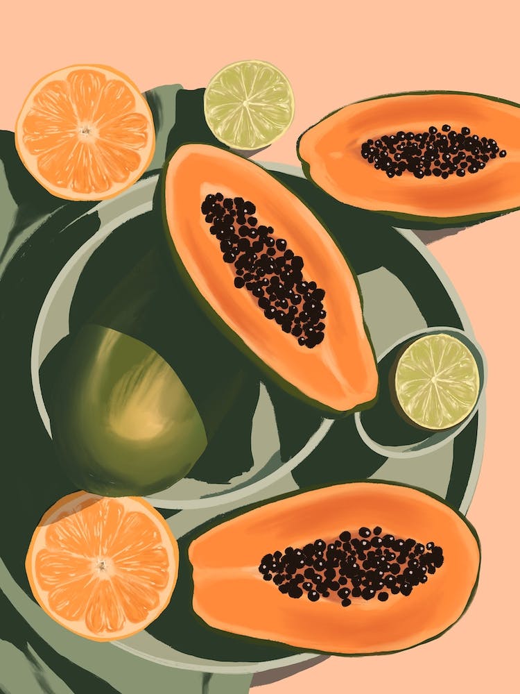 Papayas And Limes