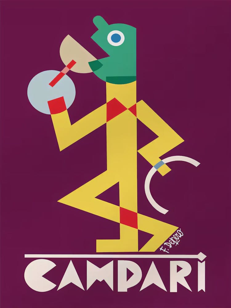 Vintage Campari Drinks