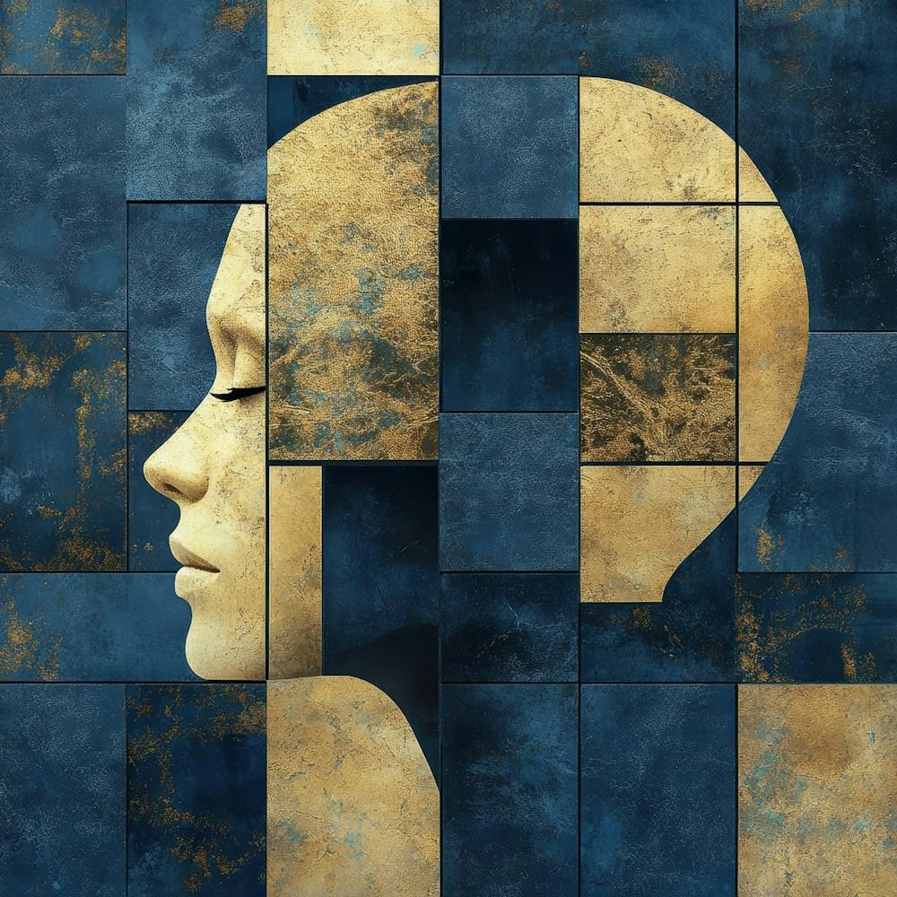 Abstract Woman'S Head 2