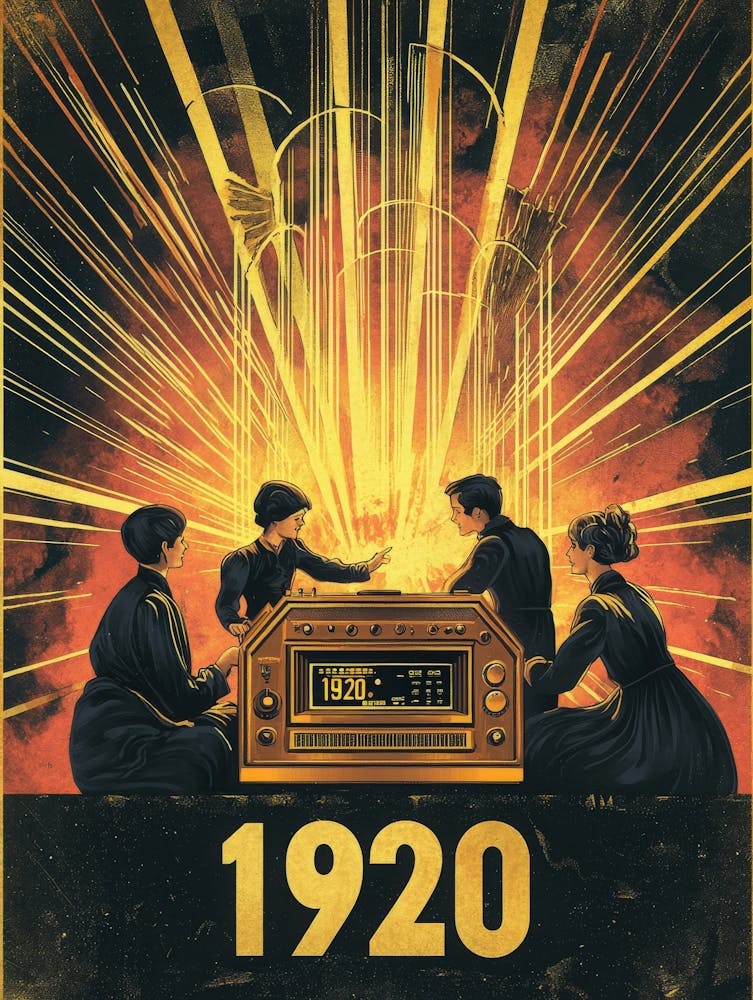 Aihrgdesign A Vintage Poster Celebrating The Rise Of Radio Br 92a6b730 4fc8 44fb A470 3a908bdd219f 3