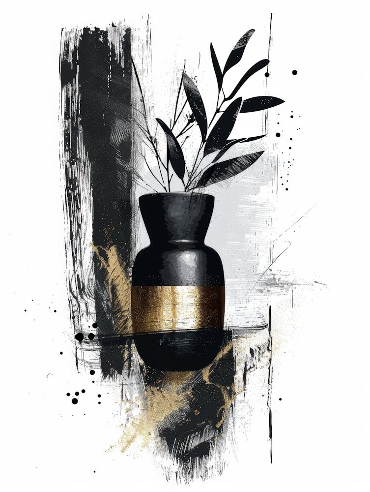 Goldene Vase 1
