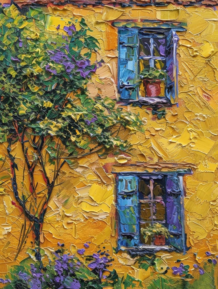 House With Blue Shutters