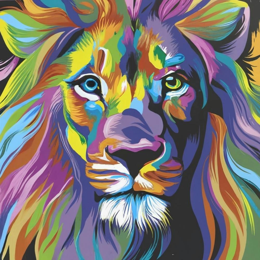 Lion Painting