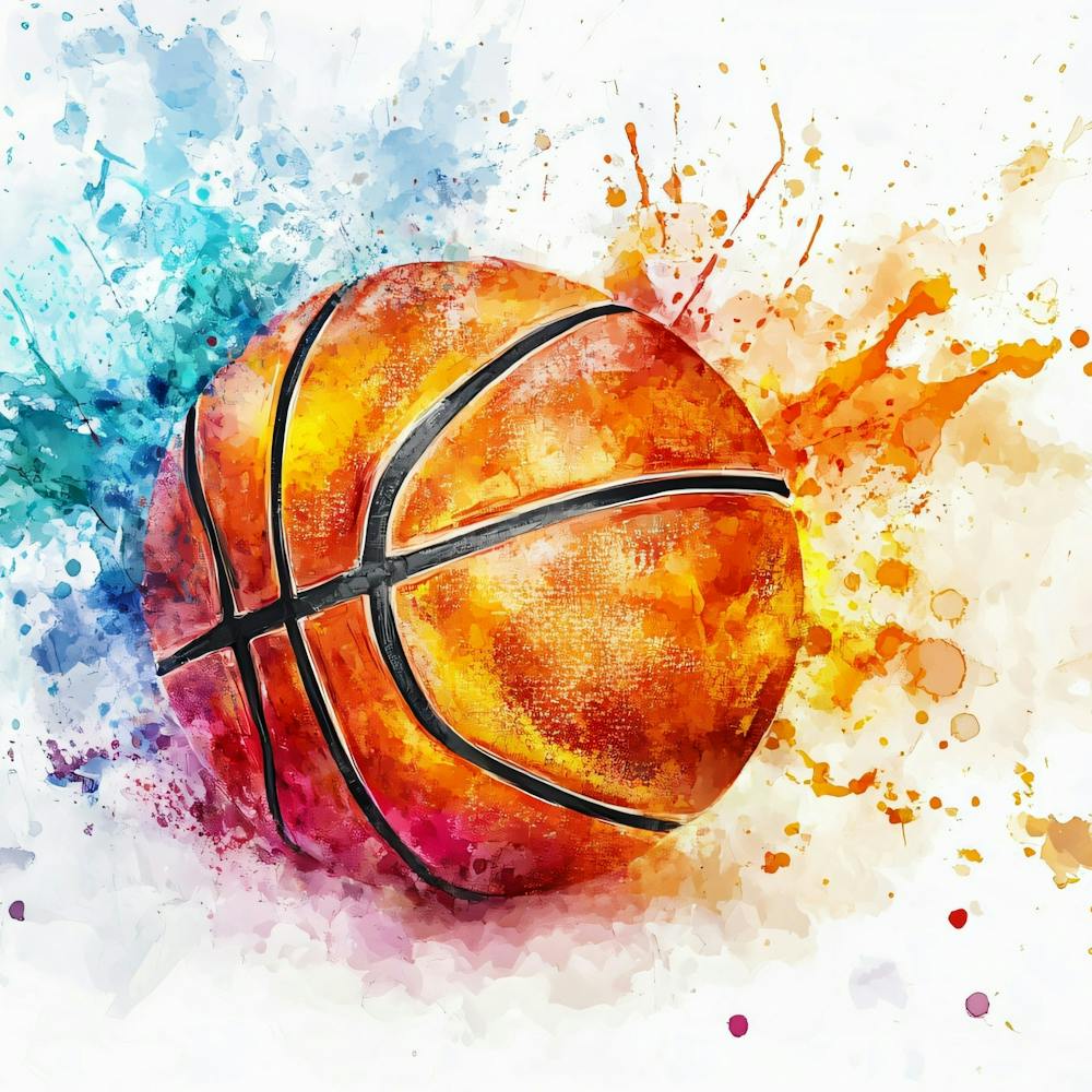 Basketball Ball Painting