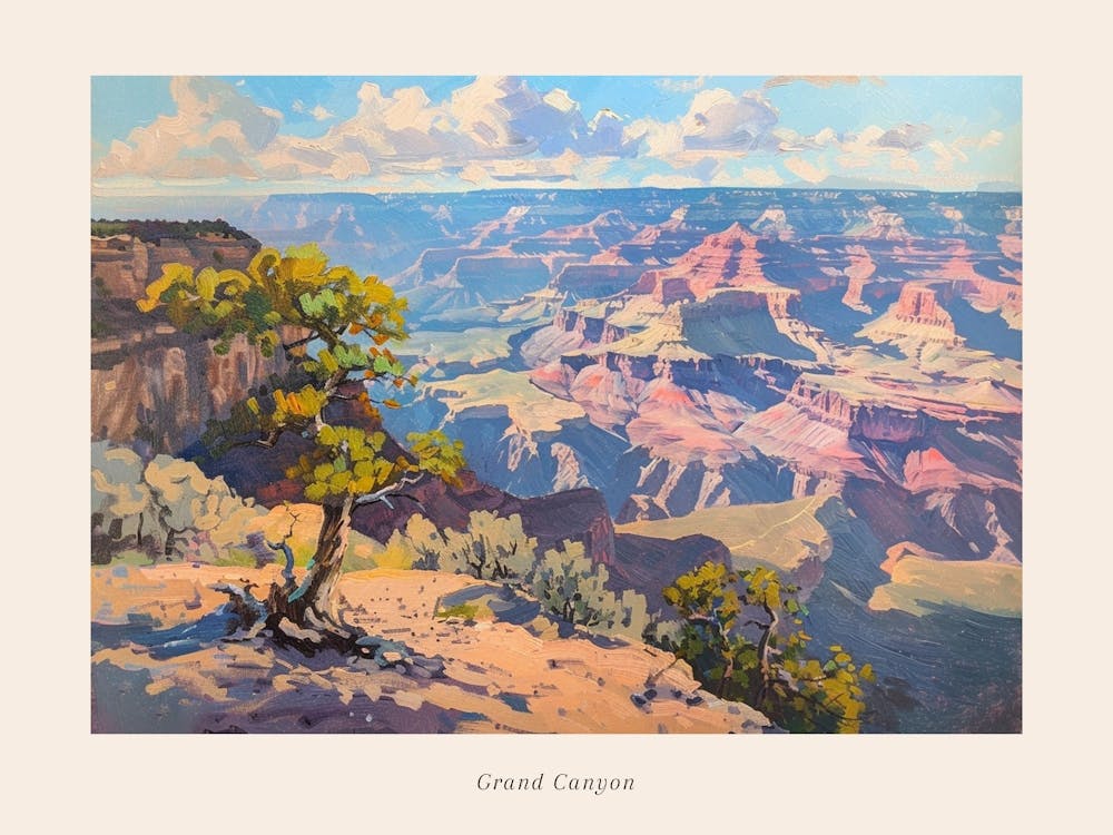 Western Landscapes Grand Canyon Arizona 3 Poster