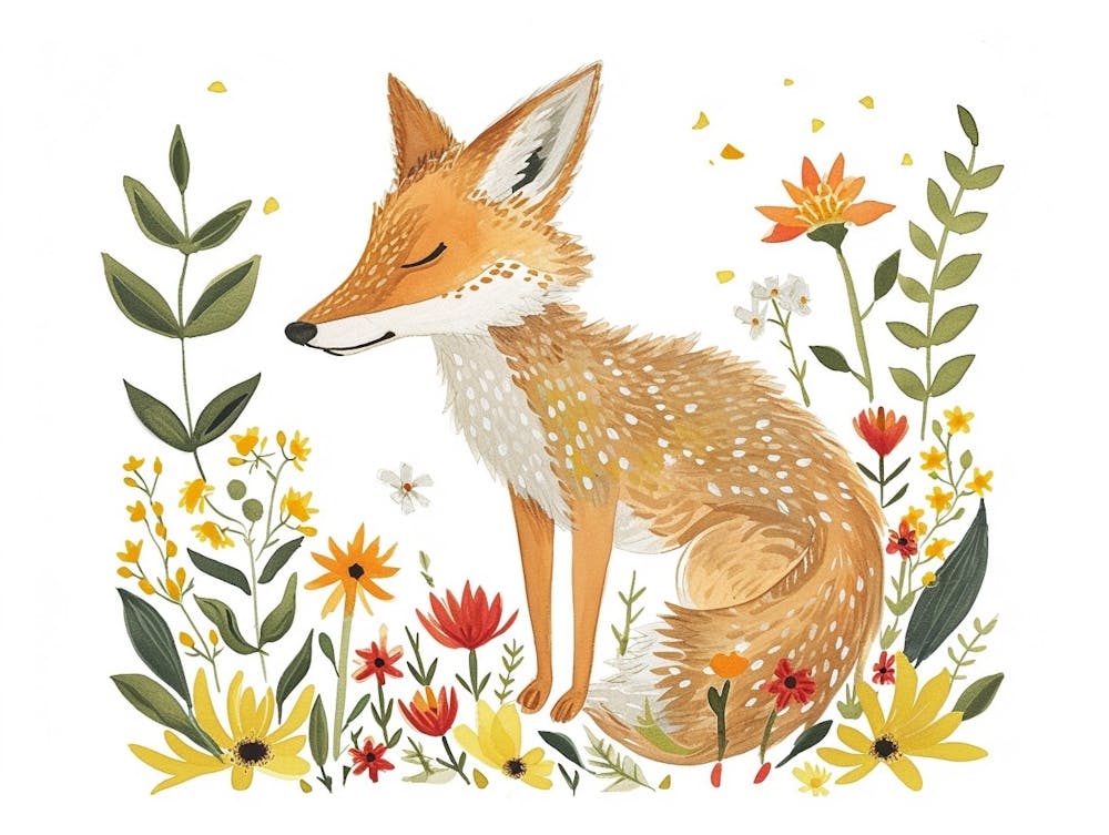 Little Floral Coyote 3