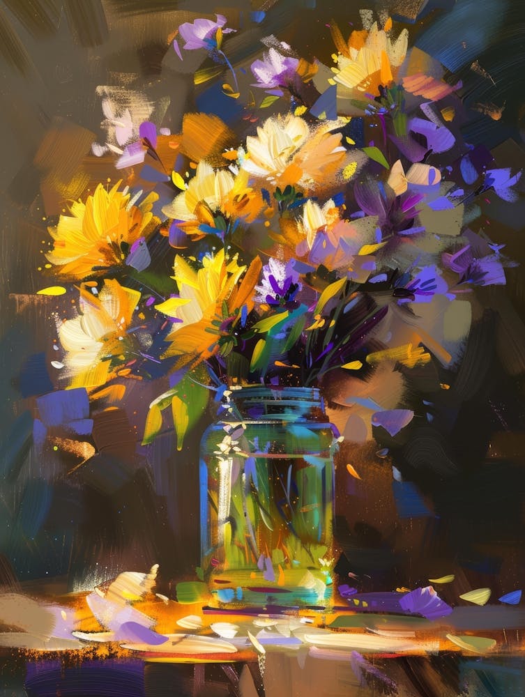 Flowers In A Jar 3