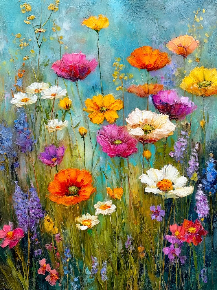 Poppies In The Meadow