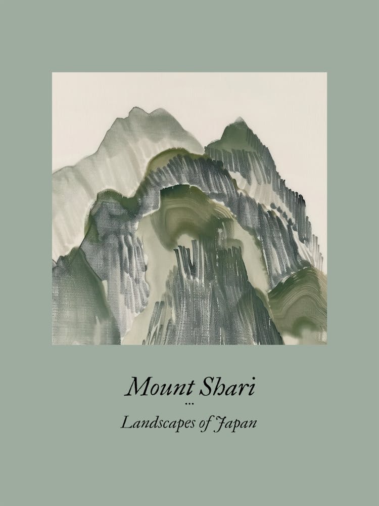 Landschaften Japans Mount Shari 107