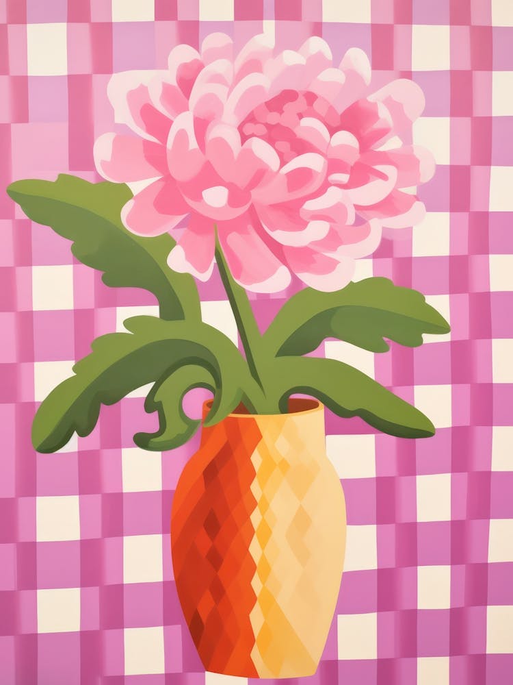 Peony Flower Vase 3