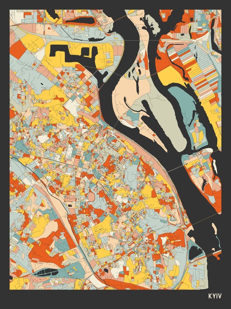 Kyiv Ukrane Map
