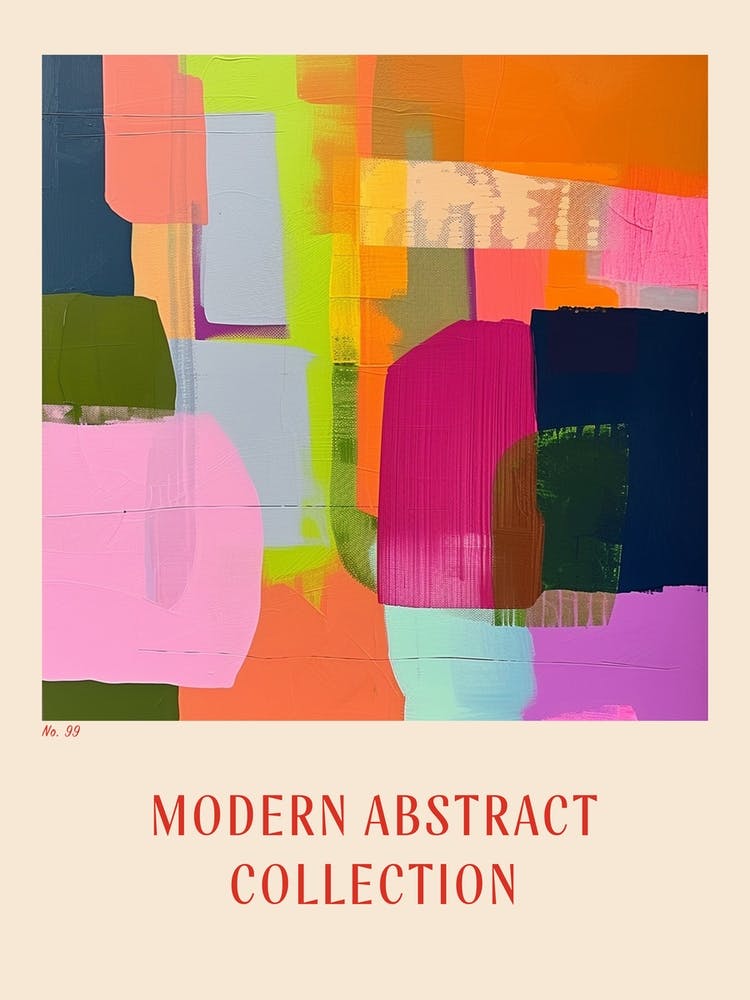 Modern Abstract Collection Poster 99