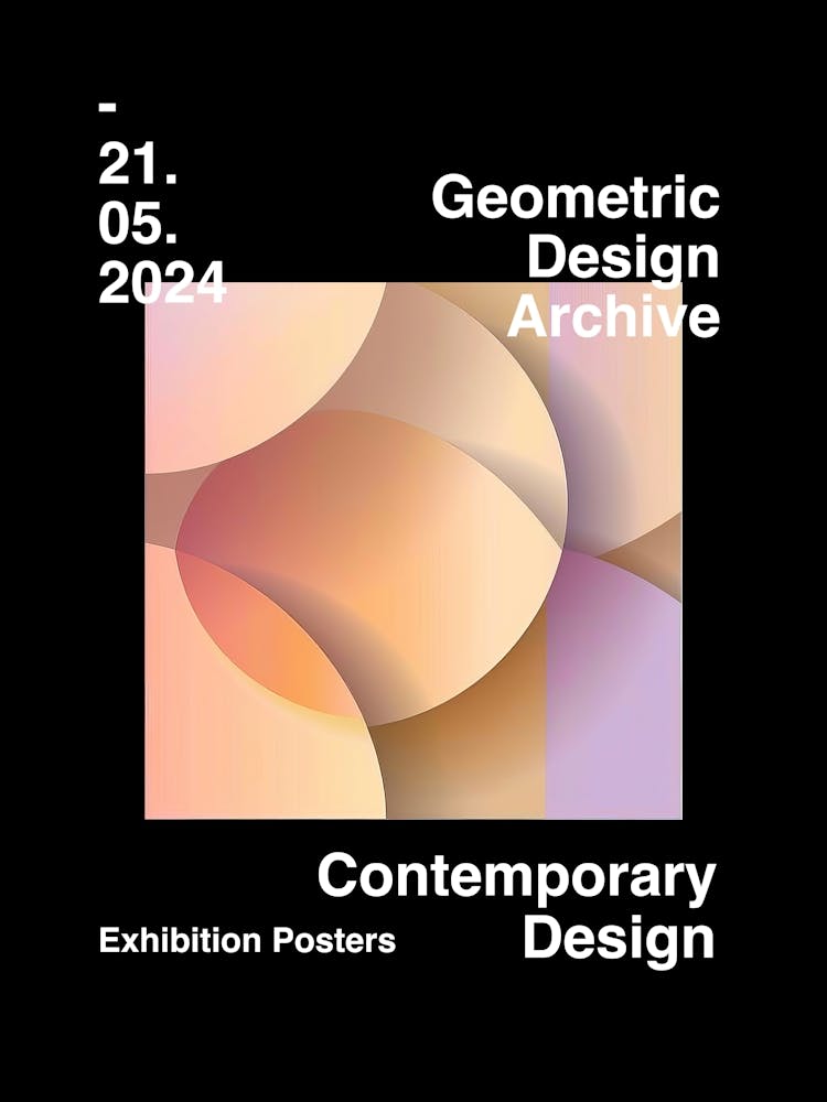 Geometric Design Archive Poster 23