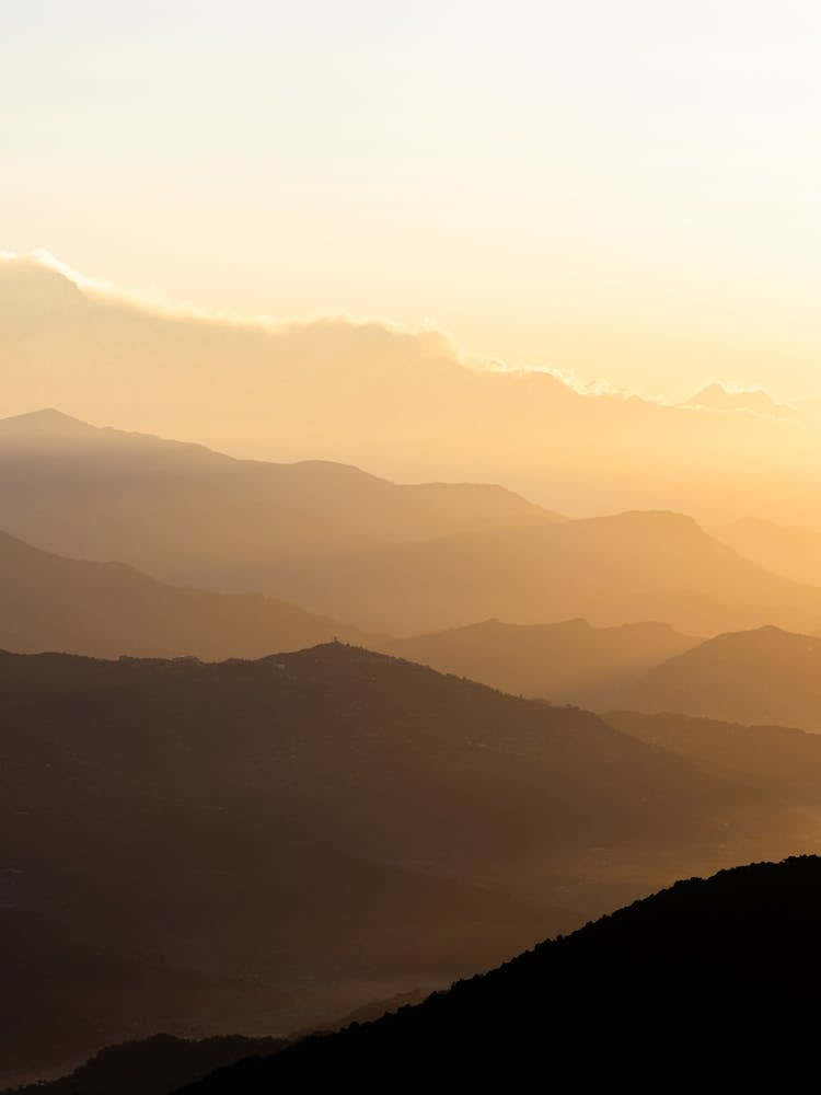 Sunrise Over The Mountains