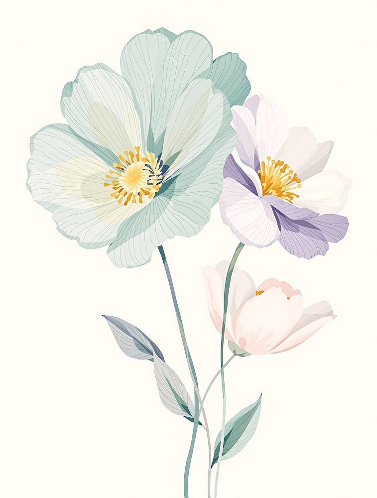 Contemporary Wildflower Composition with a Dreamy Touch