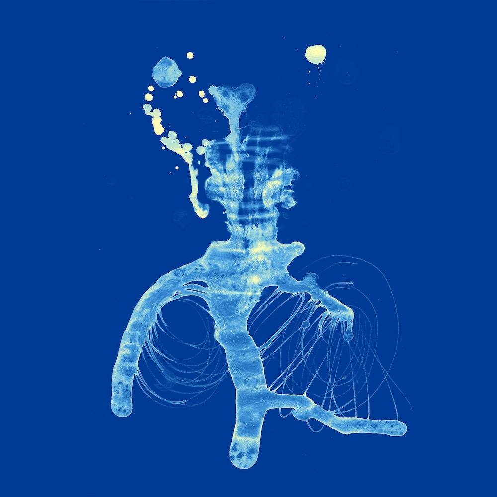 Retinolman Or Edward Scissorhands Blue Square
