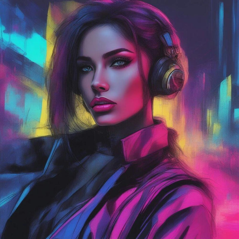 Woman With Headphones