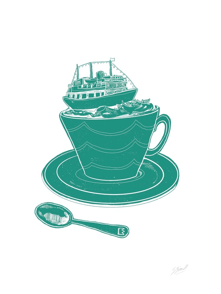 Britannia Boat Teacup