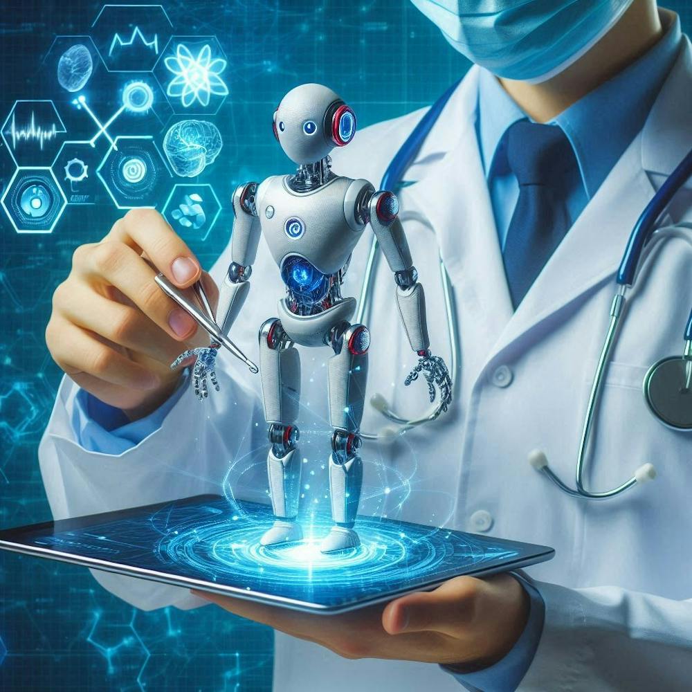 Doctor Holding A Tablet Computer