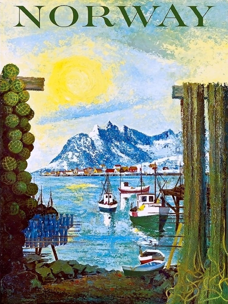 Small Port In Norway