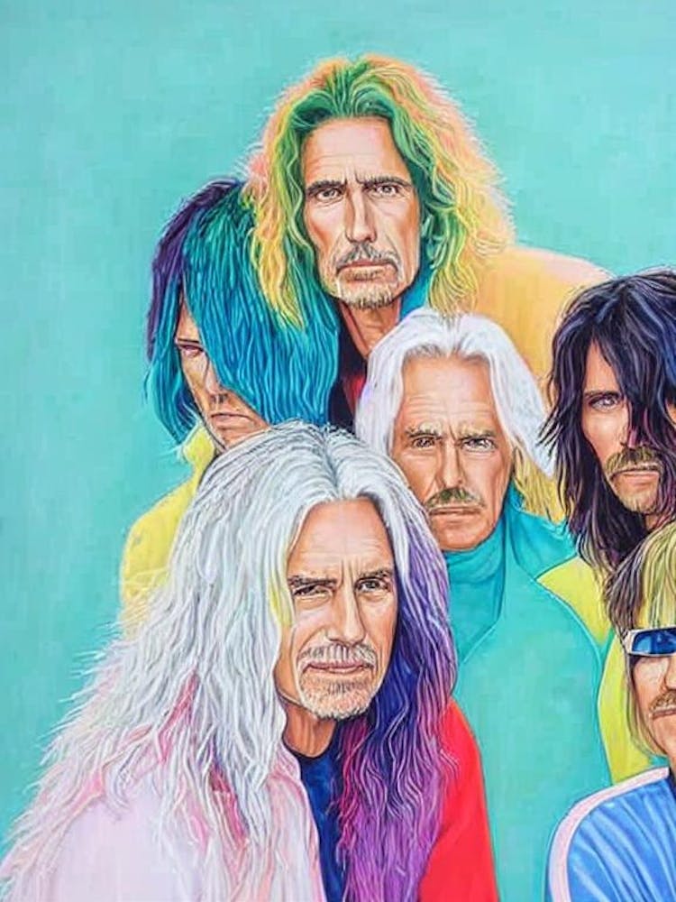 Aerosmith Colourful Illustration