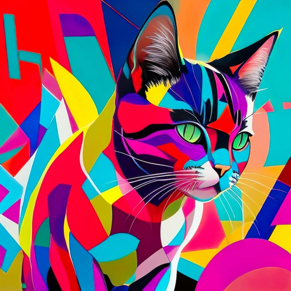 Colorful Cat