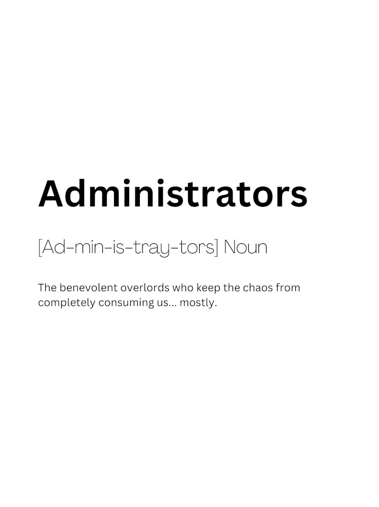 Administratoren Definition Bedeutung 1