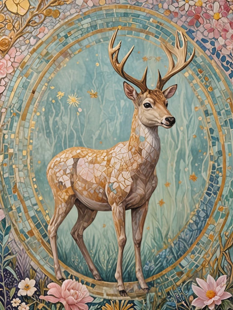 Deer In Colour
