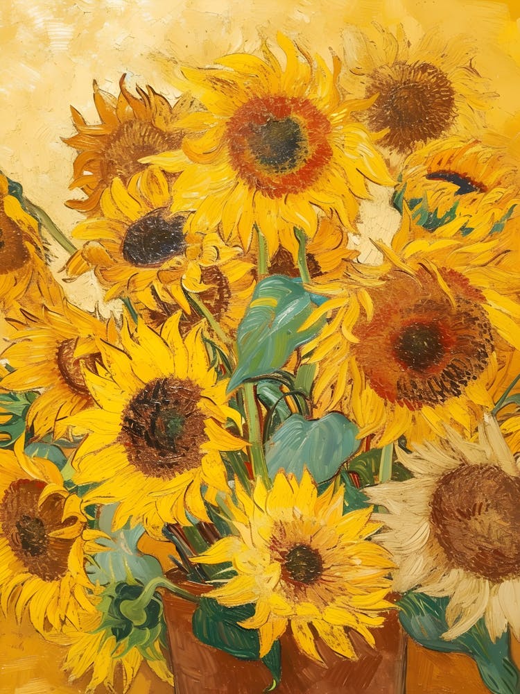 Sunflowers By Van Gogh 1